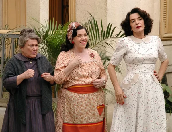 Neusa Maria em seu papel como Divina na novela "Alma gêmea". Foto: Reprodução 