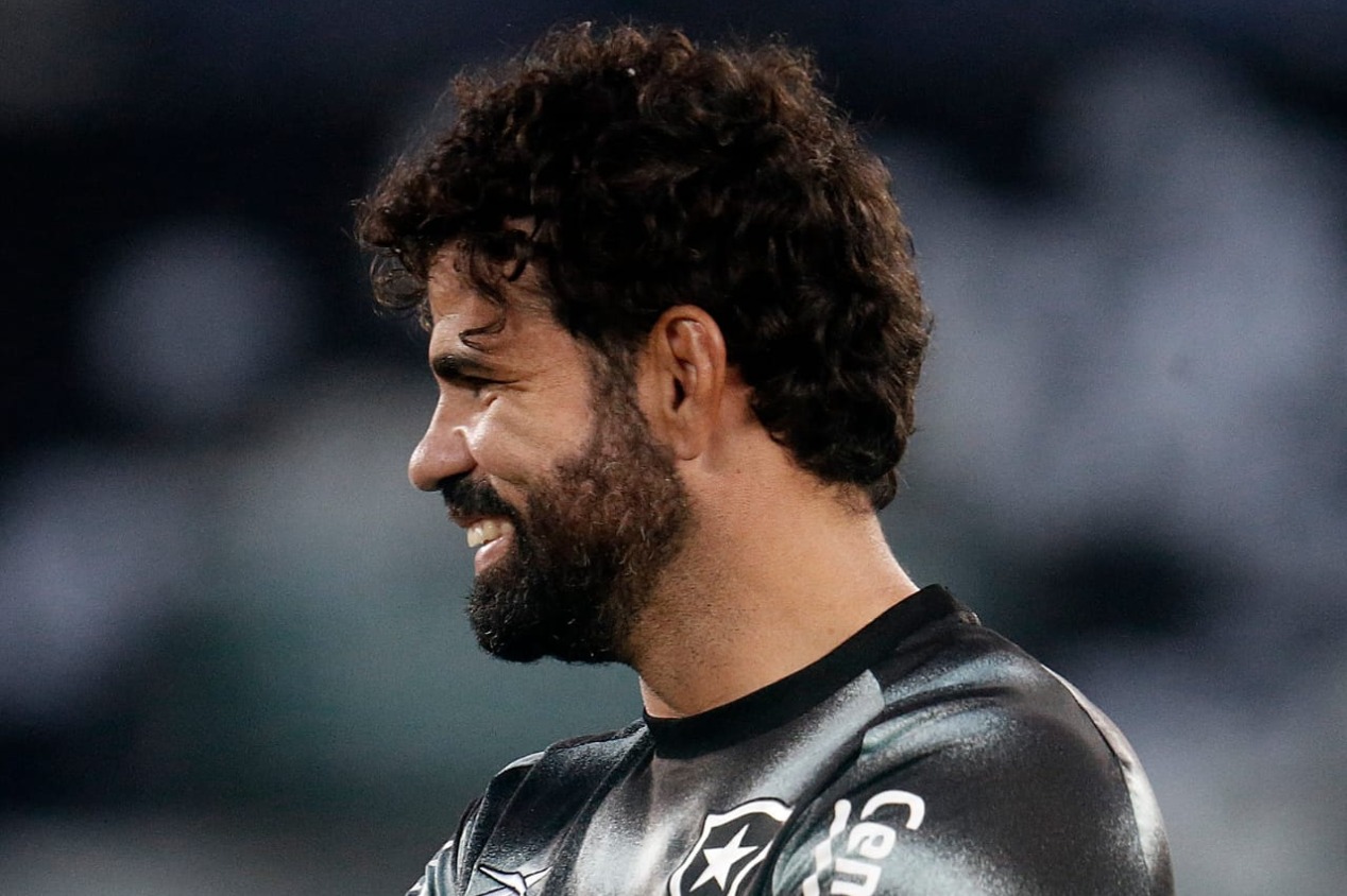 Diego Costa no treino