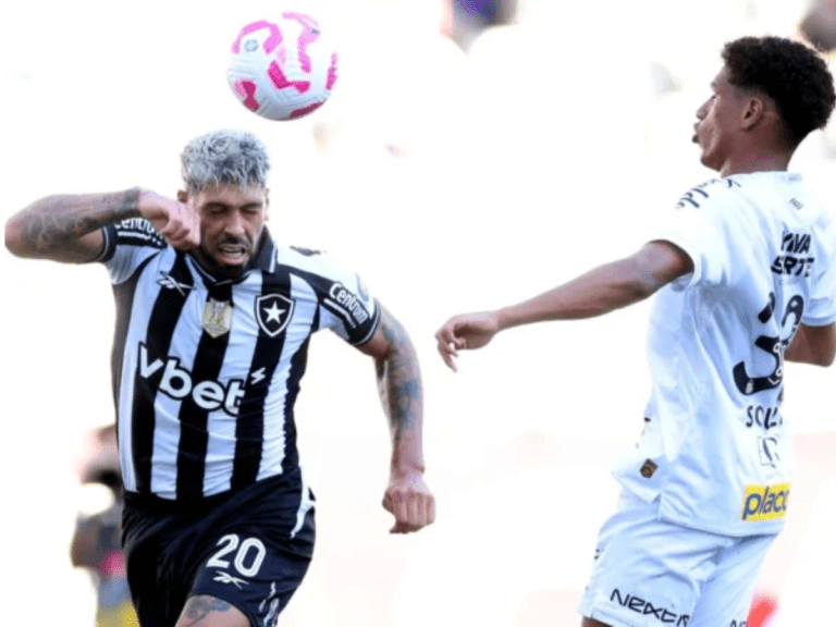 Botafogo empatou com o Santos