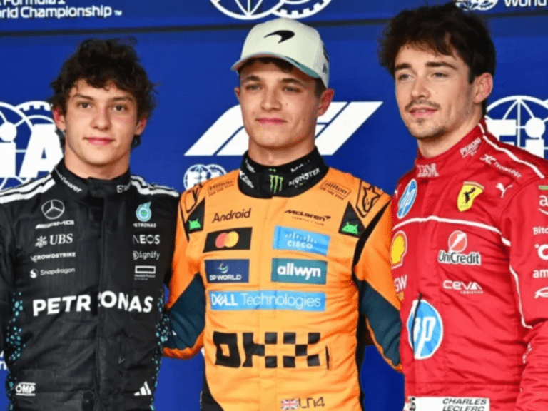 Lando Norris largará na ponta na Fórmula 1